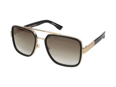 Shop Dsquared2 Sunglasses In Gold Black