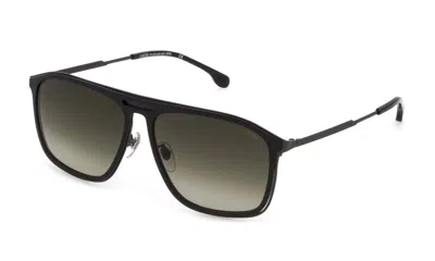 Shop Lozza Sunglasses In Shiny Black