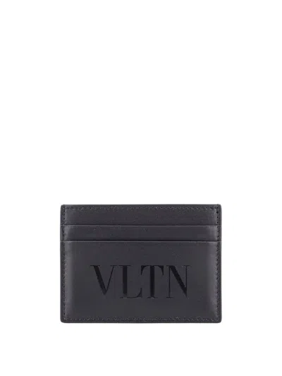 Shop Valentino Garavani Card Holder In Black
