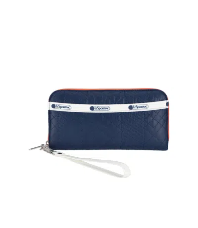 Shop Lesportsac Tech Wallet Wristlet In Blue