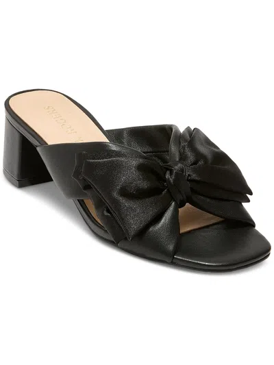 Jack Rogers Debra Block Heel Slide Sandal In Black