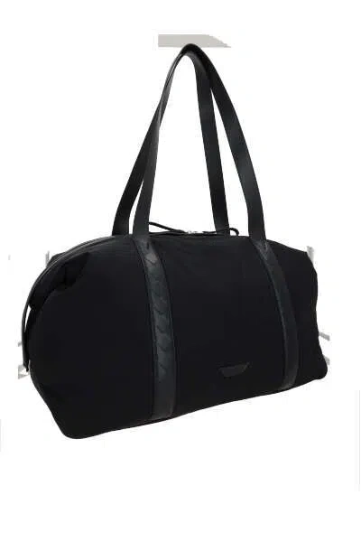 Shop Bottega Veneta Large "crossroad Weekender" Shoulder Bag In Black