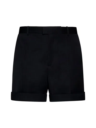 Shop Bottega Veneta Shorts In Black