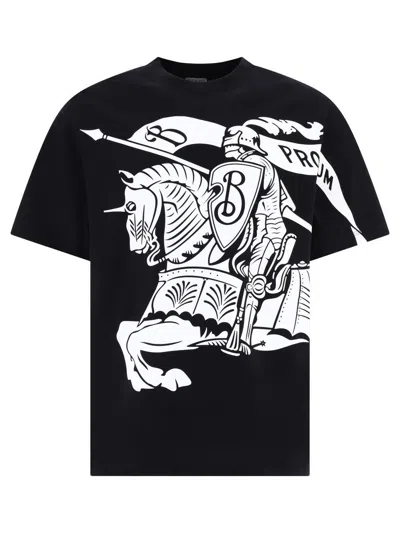 Shop Burberry Ekd Print T-shirt Clothing In Black