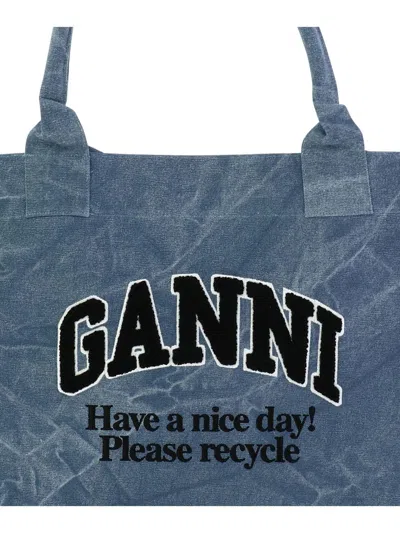 Shop Ganni Bags In Blue