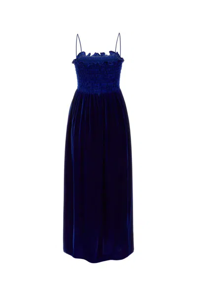 Shop Gucci Long Dresses. In Blue