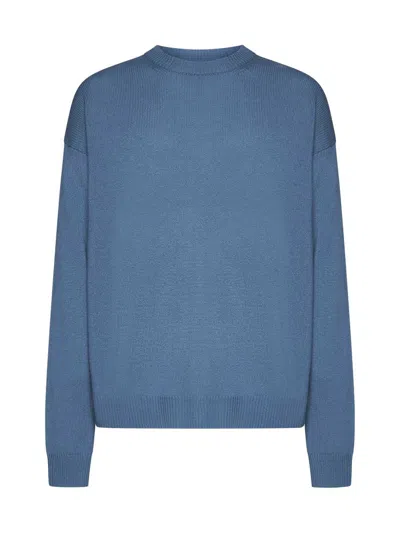 Shop Jil Sander Sweaters In Ocean