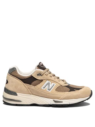 Shop New Balance "made In Uk 991v1 Finale" Sneakers In Neutrals/brown