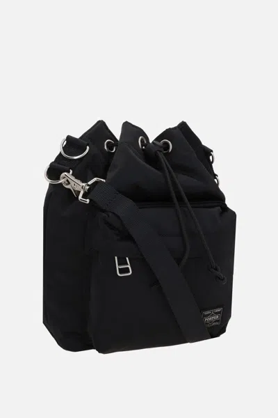 Shop Porter Yoshida "balloon Small" Shoulder Bag In Black