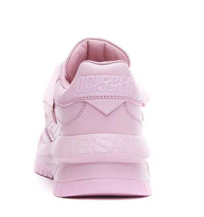 Shop Versace Sneakers In English Rose