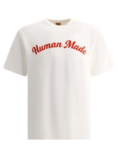 Shop Human Made "#09" T-shirt In White