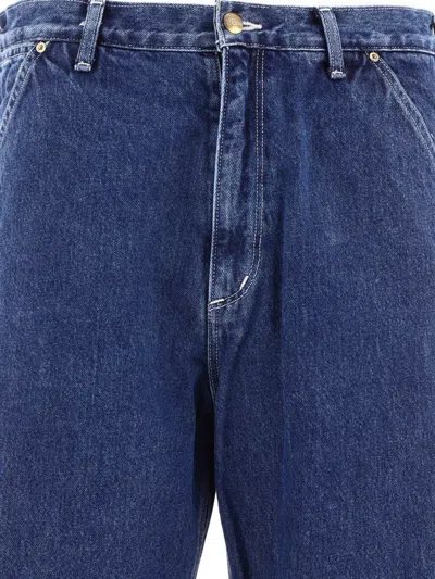 Shop Orslow Utility Jeans In Blue