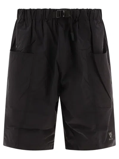 Shop South2 West8 "belted C.s." Shorts In Black