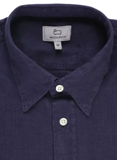 Shop Woolrich Shirts Blue