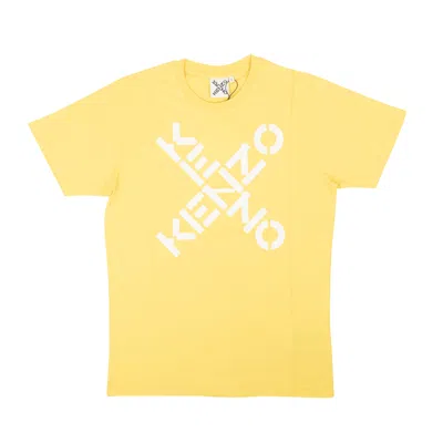 Shop Kenzo Big X T-shirt - Yellow