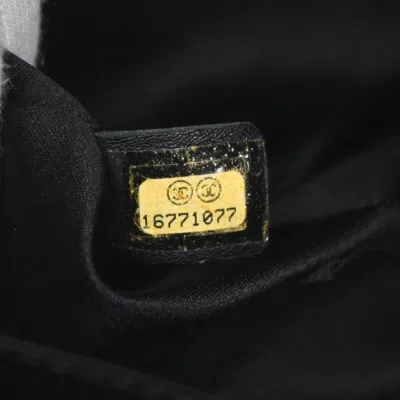 Pre-owned Chanel Grand Shopping Black Calfskin Shoulder Bag ()