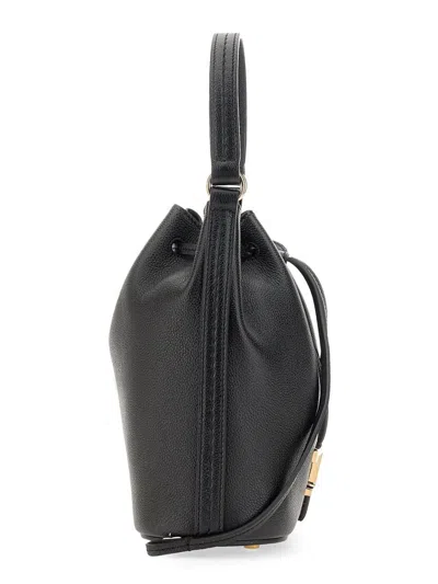 Shop Tod's Micro "timeless" Bucket Bag In Black