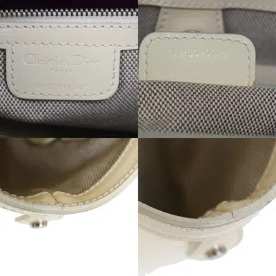 Shop Dior Oblique Beige Leather Shoulder Bag ()