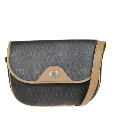 Shop Dior Trotter Brown Canvas Shoulder Bag ()