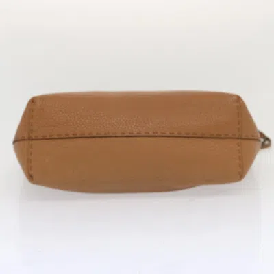 Shop Fendi Brown Leather Tote Bag ()