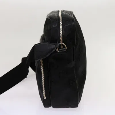 Shop Gucci Off The Grid Black Canvas Shoulder Bag ()