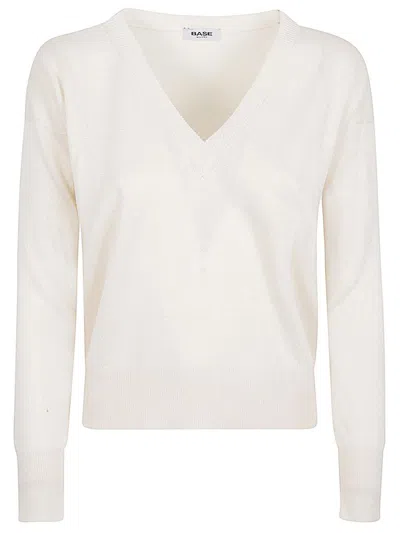 Shop Base Milano Jerseys & Knitwear In White