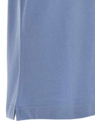 Shop Brunello Cucinelli T-shirts And Polos In Clear Blue