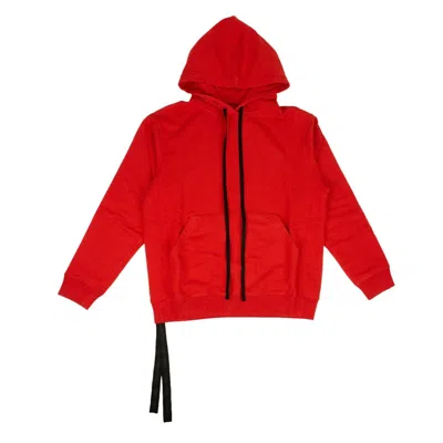 Shop Ben Taverniti Unravel Project Basic Hoodie Sweatshirt - Red