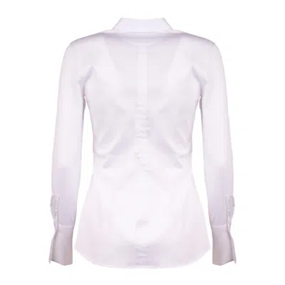 Shop Le Sarte Pettegole Stretch Shirt In White