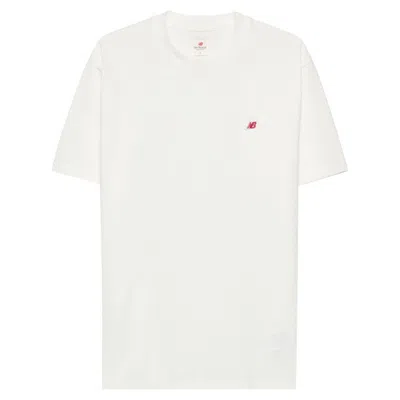 Shop New Balance T-shirts In White