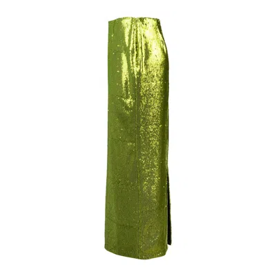 Shop Philosophy Di Lorenzo Serafini Sequined Skirt In Green