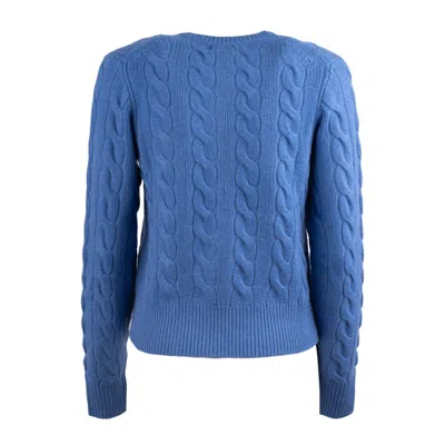 Shop Ralph Lauren Bluette Wool And Cashmere Cable-knit Cardigan