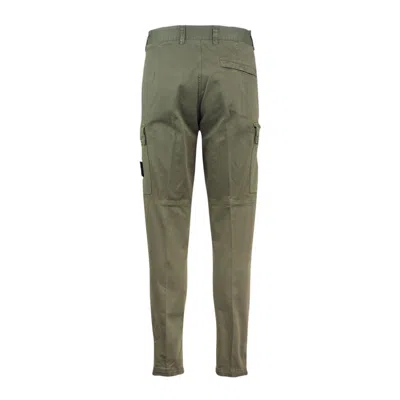 Shop Stone Island Cargo Pants Regular Fit 'old' Treatment' Musk In Green