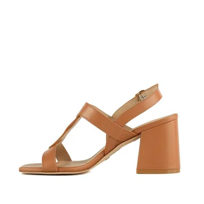 Stuart Weitzman Ibiza 75 Slingback Brown In Brown