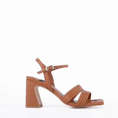 Shop Angel Alarcon Leather Sandal In Brown