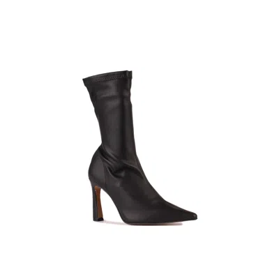 Shop Angel Alarcon Stretchy Pointed Ankle Boot With High Heel In Black