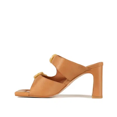 Angel Alarcon Palke Brown Heeled Sandal In Brown