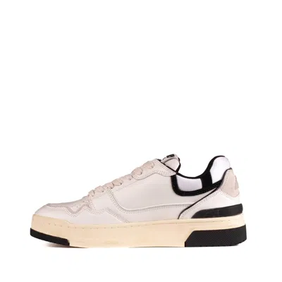 Shop Autry Black And White Two-tone Leather Sneakers In White, Black