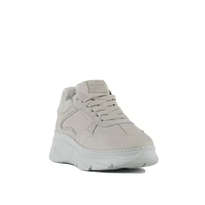 Shop Copenhagen Low-top Sneakers In Nubuck Leather In Gray