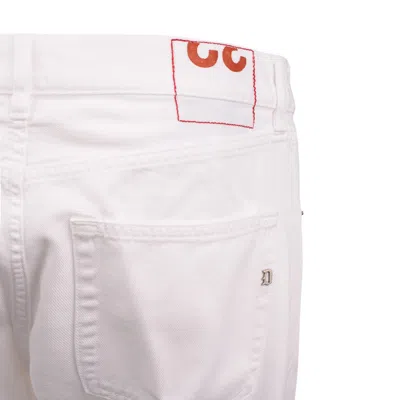 Shop Dondup Icon Regular Jeans In White Cover