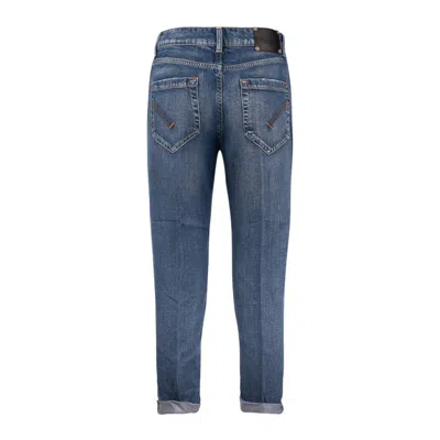 Dondup Buttoned Skinny Fit Jeans In Blue