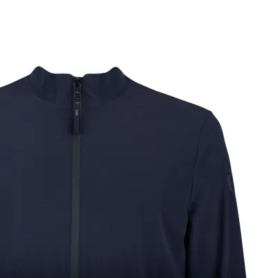 Shop Duno Trevi Sound Bomber Jacket In Warp-knitted Technical Fabric In Blue