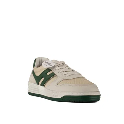 Shop Hogan Sneakers H630 White Green In White, Green