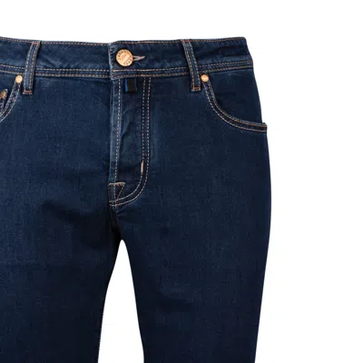 Shop Jacob Cohen Nick Slim Dark Blue Jeans