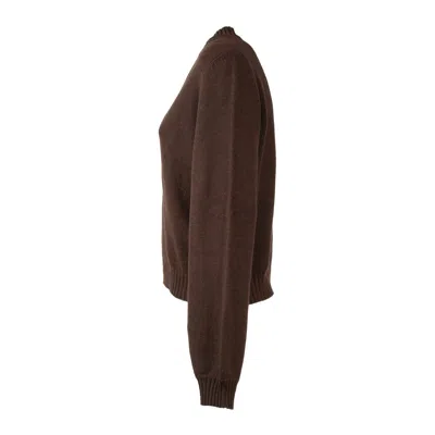 Liviana Conti Sweater With Chain In Brown