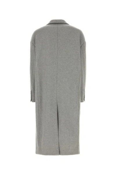 Shop Dolce & Gabbana Man Grey Wool Blend Coat In Gray