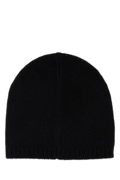 Dsquared2 Dsquared Women Black Wool Blend Beanie Hat In Multicolor
