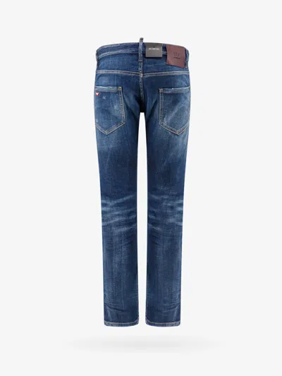 Shop Dsquared2 Man Sexy Twist Jean Man Blue Jeans
