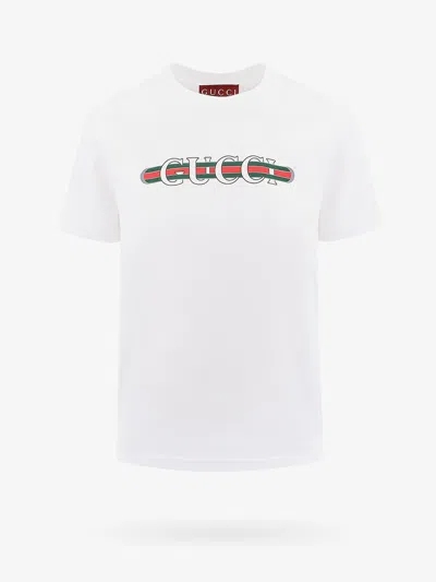 Shop Gucci Woman T-shirt Woman White T-shirts