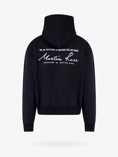 Shop Martine Rose Man Sweatshirt Man Black Sweatshirts